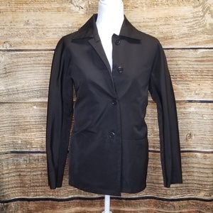 MaxMara Black Button Up Jacket Size 6